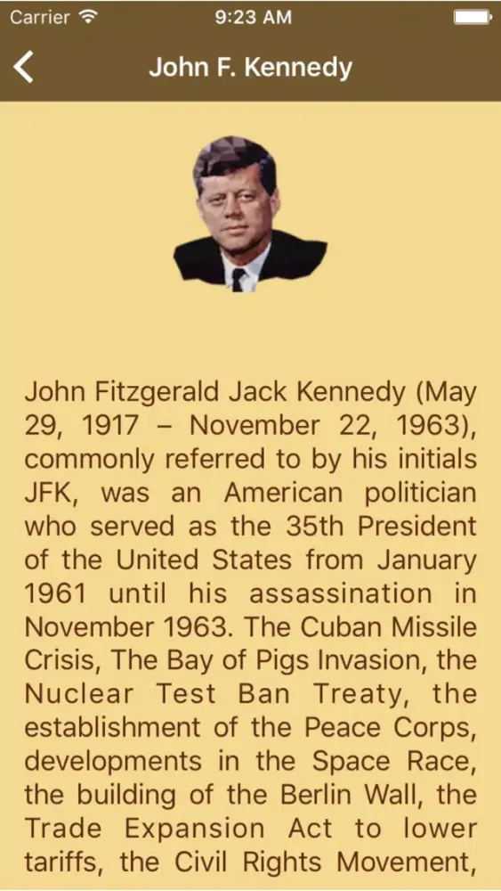 John F. Kennedy - The best quotes应用截图