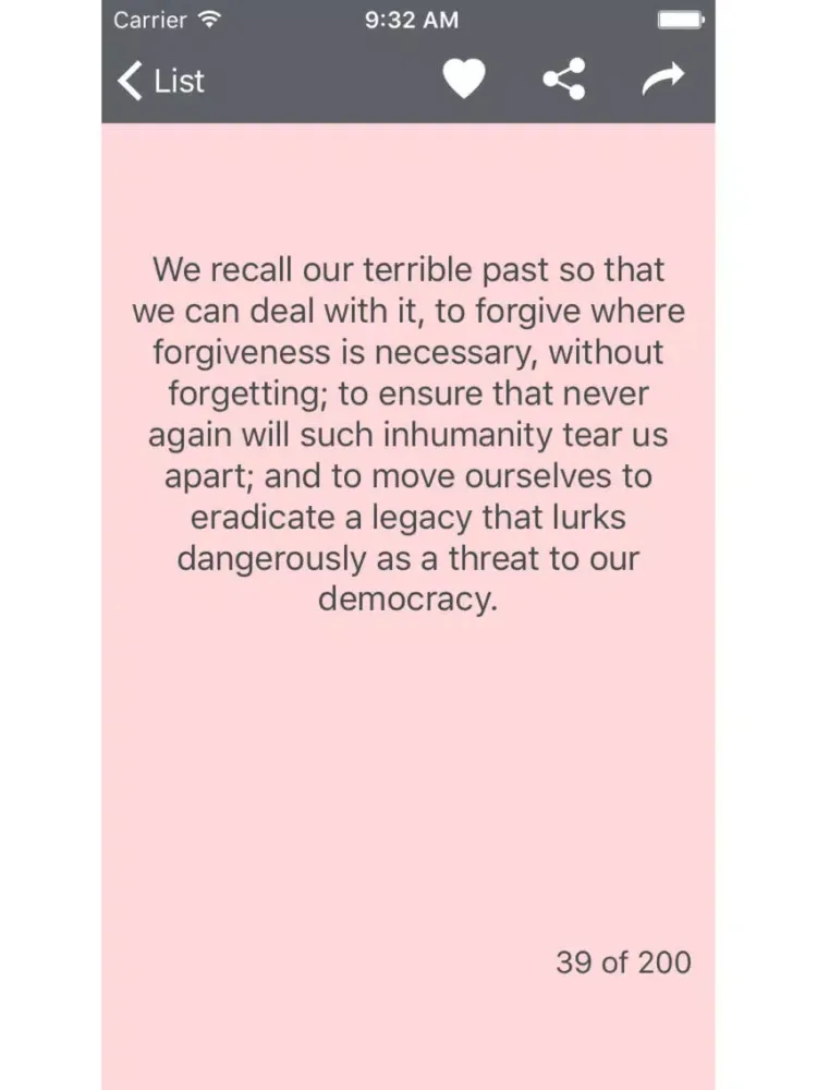 Captures d'écran de Nelson Mandela - The best quotes iPad 
