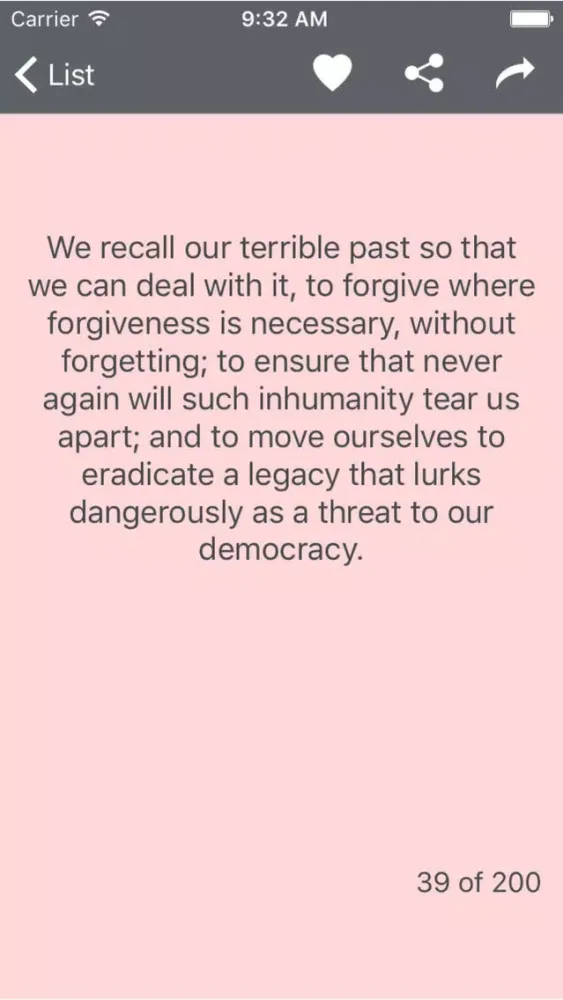 Captures d'écran de Nelson Mandela - The best quotes