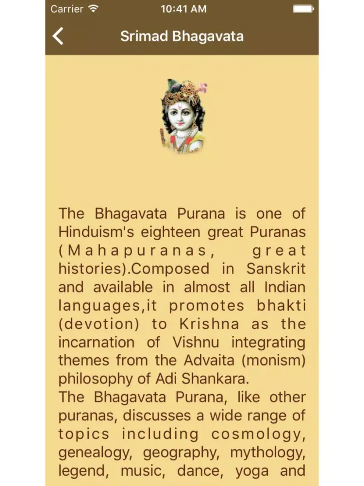 Srimad Bhagavatam - The best quotes iPad  Screenshots