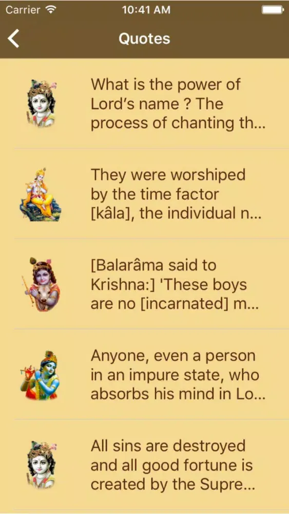 Srimad Bhagavatam - The best quotes Screenshots