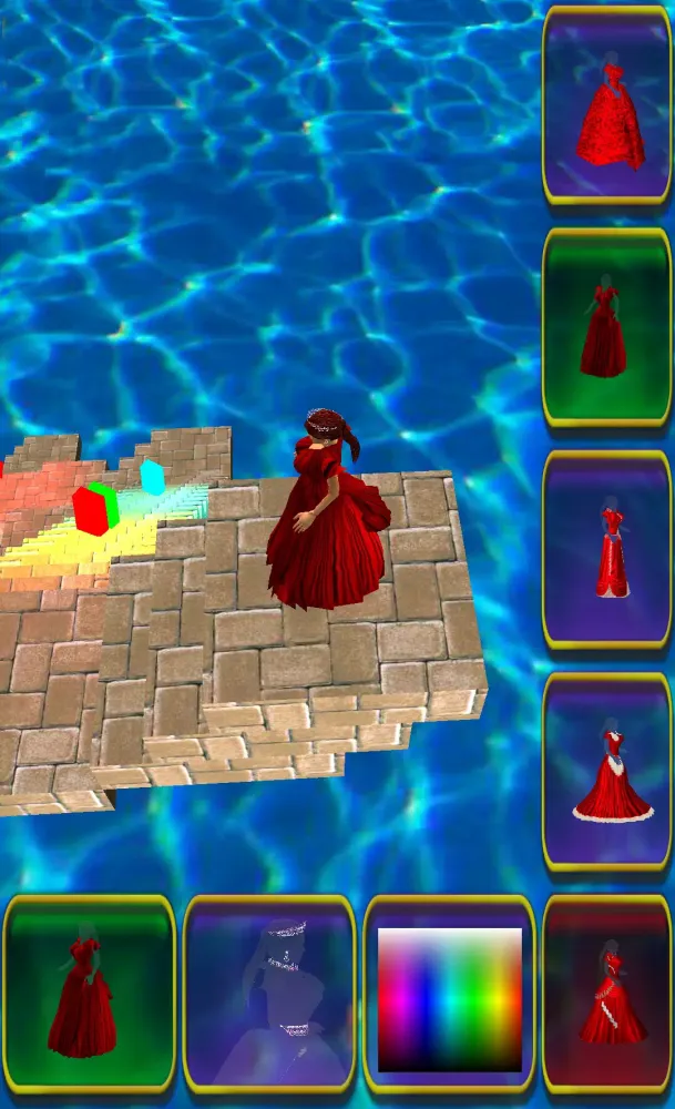 Cinderella 3D. Road to Castle. Screenshots