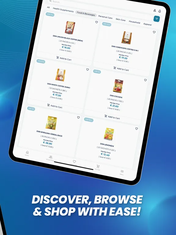 DXN Shop iPad 應用截圖