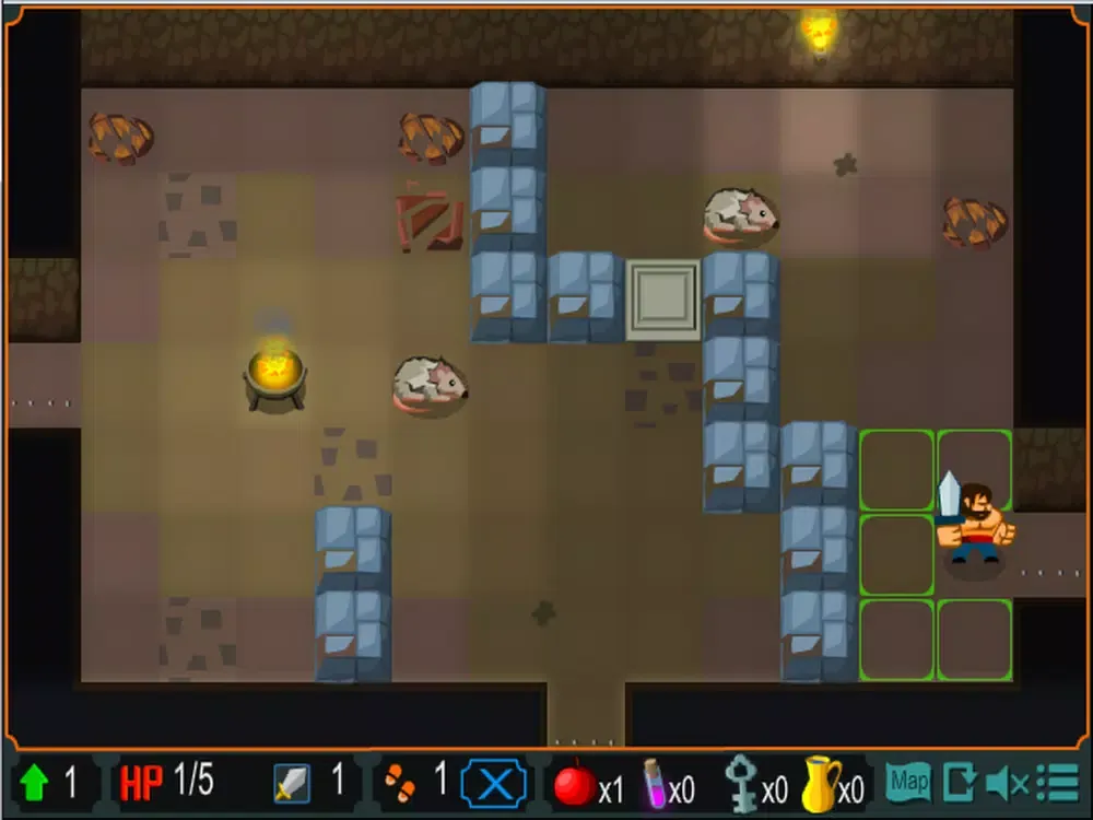 ภาพหน้าจอของ Cave land iPad 