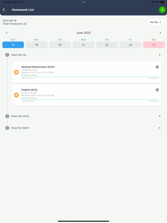 Screenshot di Jivan Jyoti Secondary School iPad 