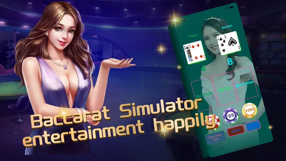 Capturas de pantalla de Baccarat Poker Simulator