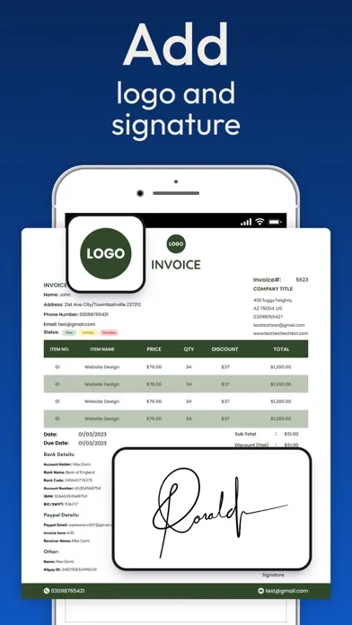 Invoice Creator- Receipt Maker应用截图