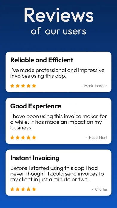 Invoice Creator- Receipt Maker应用截图