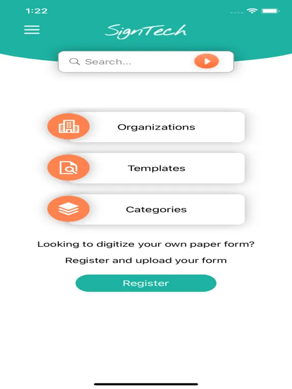 Zrzuty ekranu SignTech Paperless iPad 