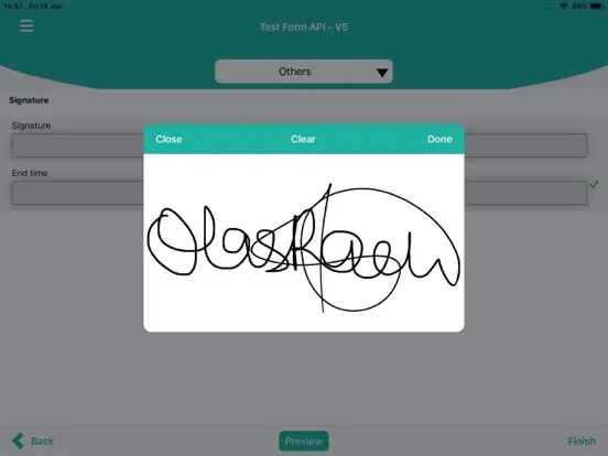Zrzuty ekranu SignTech Paperless iPad 