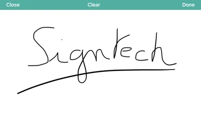 Zrzuty ekranu SignTech Paperless