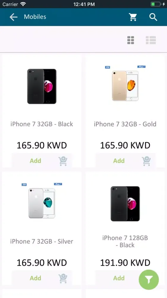 Captures d'écran de Emarket KW