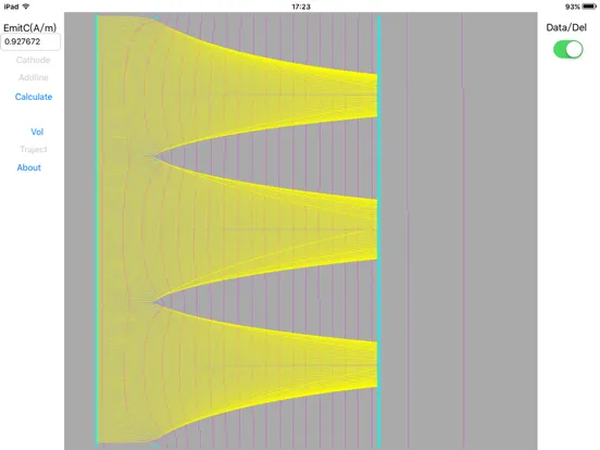 Capturas de tela do Electric Field 2DF iPad 