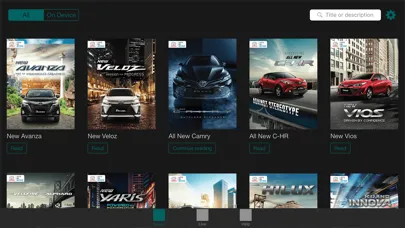 ภาพหน้าจอของ TOYOTA E-CATALOG
