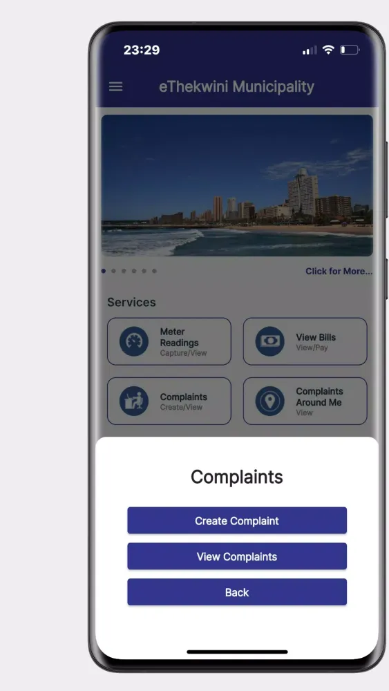eThekwini Mobile App سکرین شاٹس
