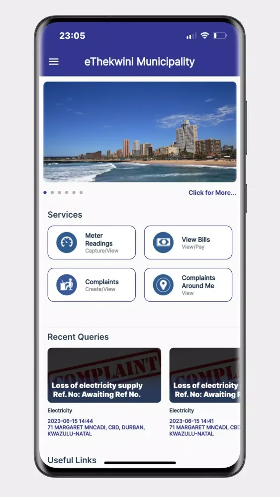 eThekwini Mobile App سکرین شاٹس
