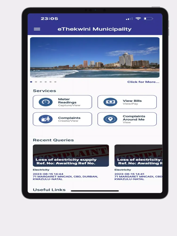 eThekwini Mobile App سکرین شاٹس