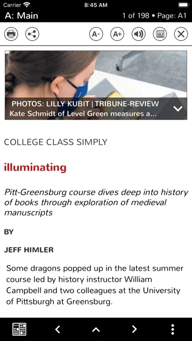 Tribune-Review eTrib Screenshots