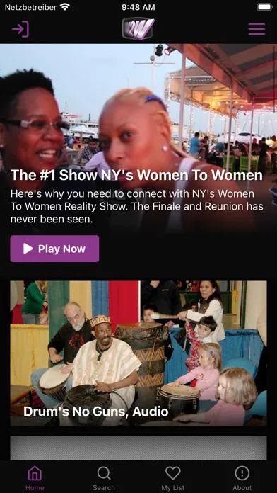 Capturas de tela do Women To Women TV