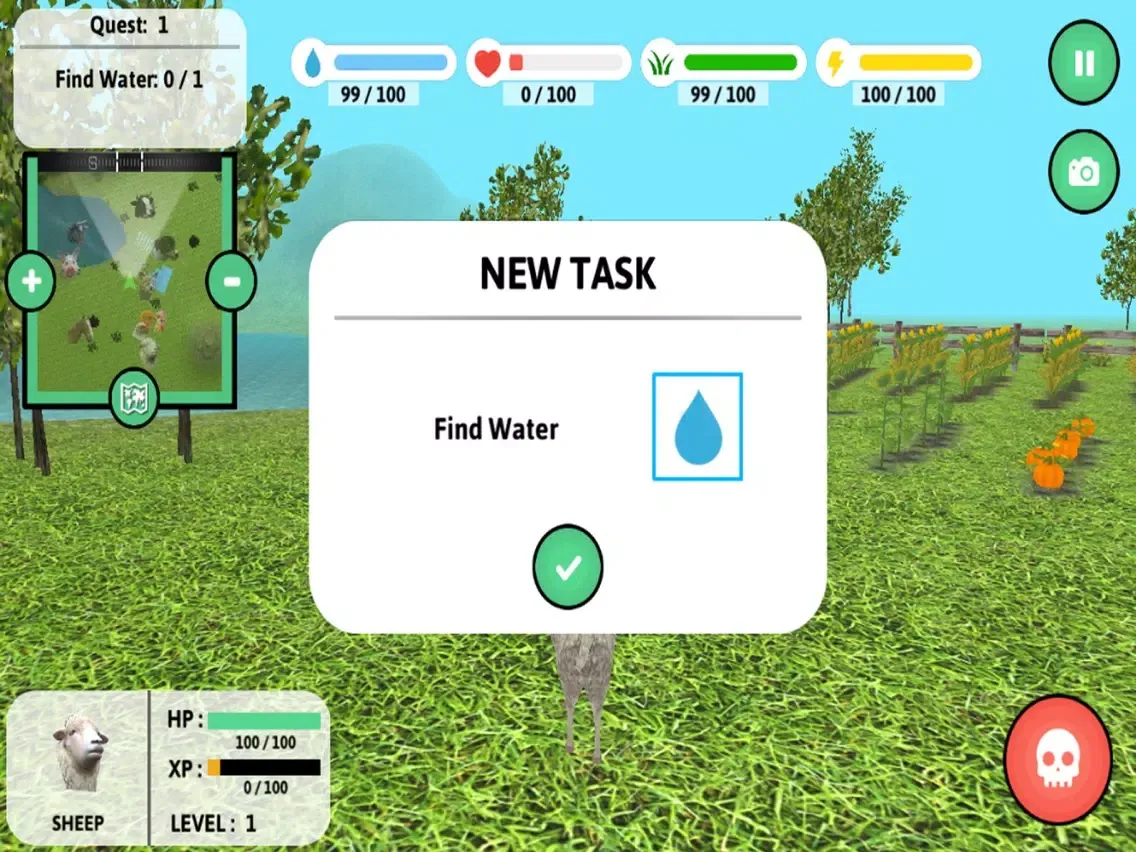 Скриншоты My Sheep Simulator iPad 
