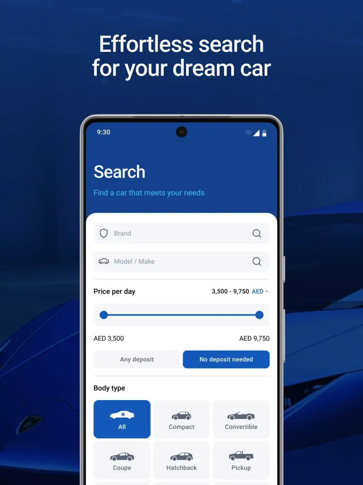 Ảnh chụp màn hình của Renty.ae Car Rental