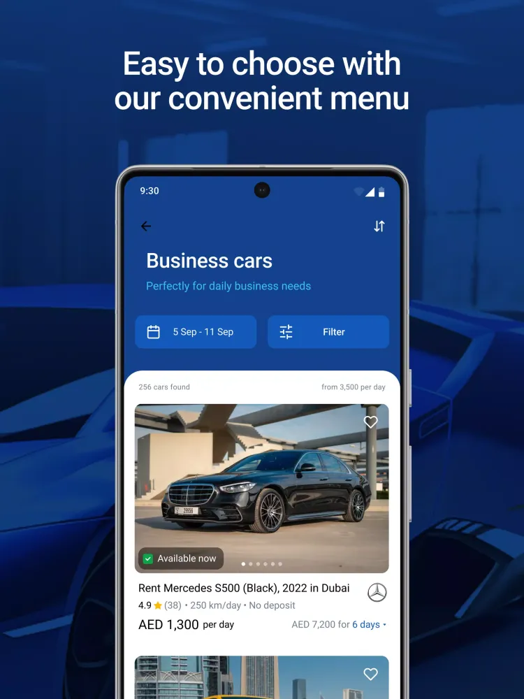 Ảnh chụp màn hình của Renty.ae Car Rental