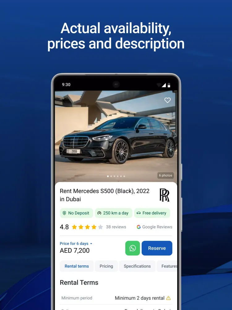 Ảnh chụp màn hình của Renty.ae Car Rental