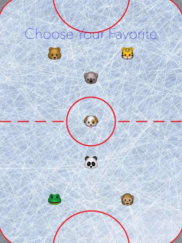 Capturas de tela do Animal Hockey iPad 
