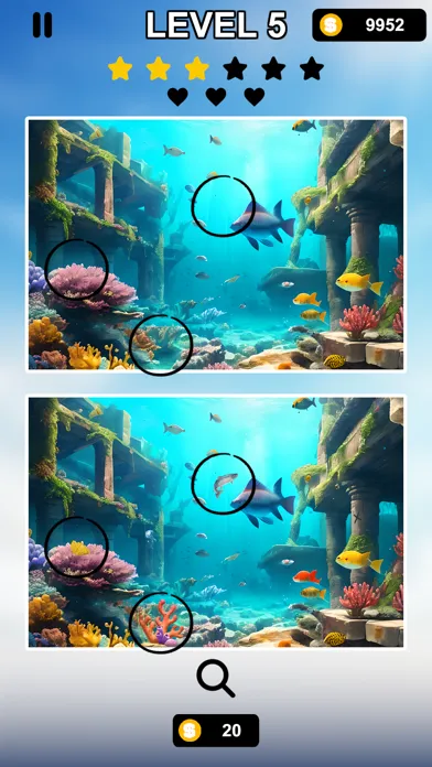 Ảnh chụp màn hình của Eagle Eye:Spot the Differences