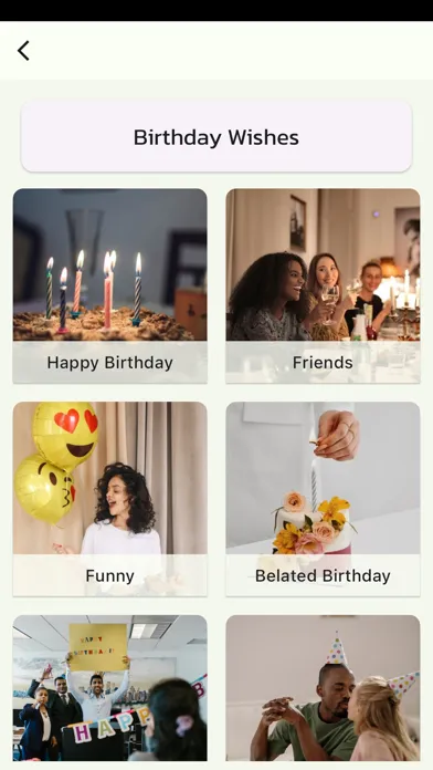 Birthday + Screenshots