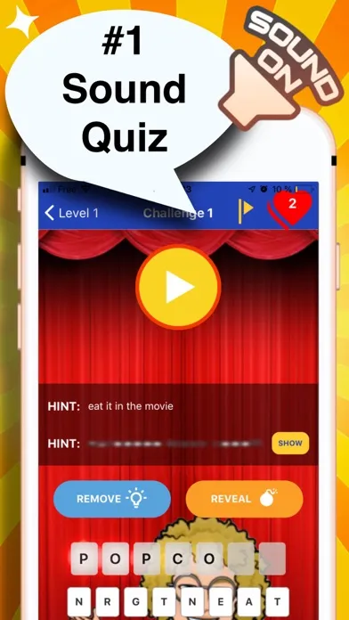 Capturas de tela do Guess The Sound Trivia Earo
