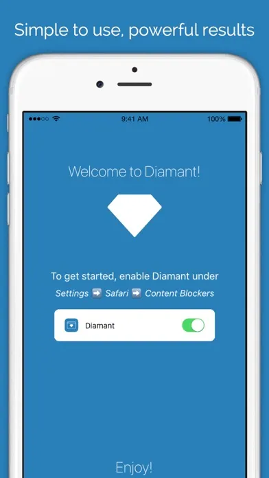 Capturas de pantalla de Diamant - Browse faster, Ad-free.