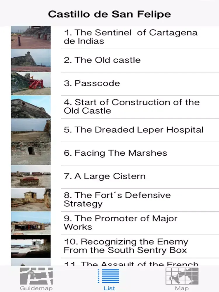 Ảnh chụp màn hình của San Felipe Fort iPad 