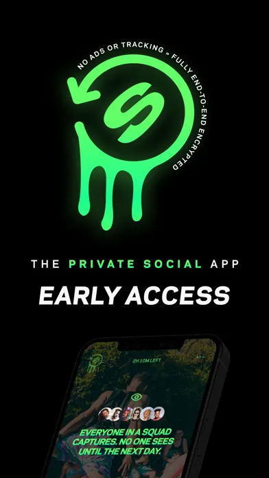 Tangkapan layar SQUAD: The private social app.