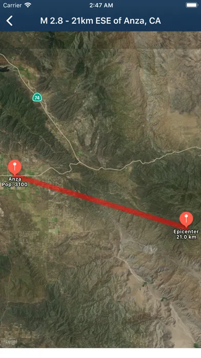 تصاویر Earthquake Monitor