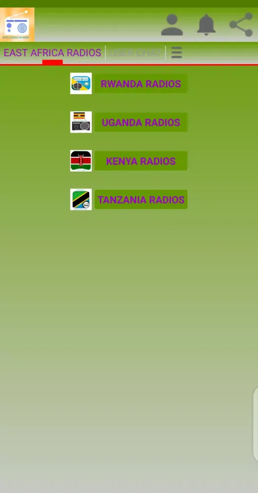 East africa radio Screenshots