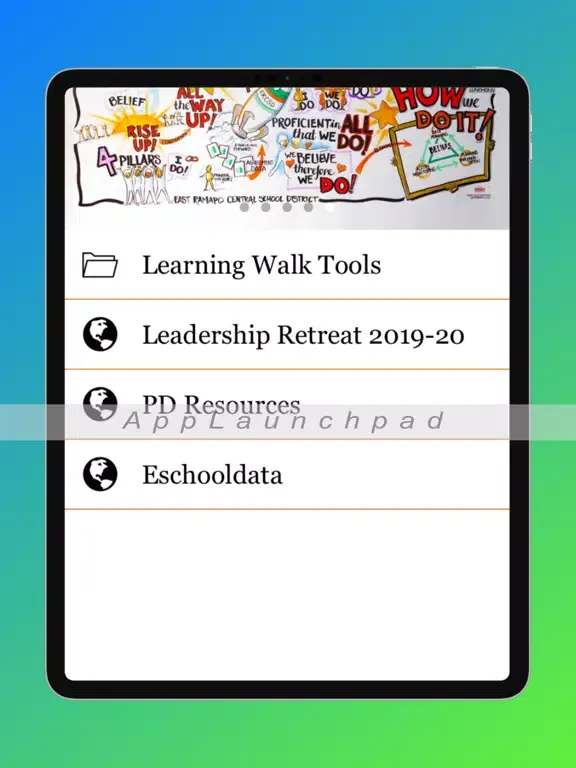 Capturas de pantalla de East Ramapo Admin Tool iPad 