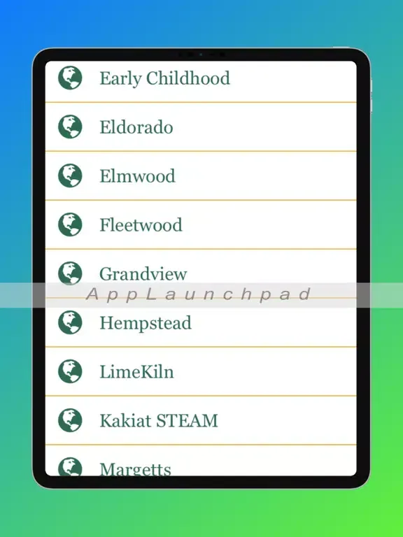 Capturas de pantalla de East Ramapo Admin Tool iPad 
