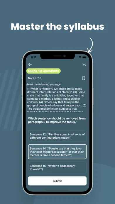 ACCUPLACER Study Prep स्क्रीनशॉट