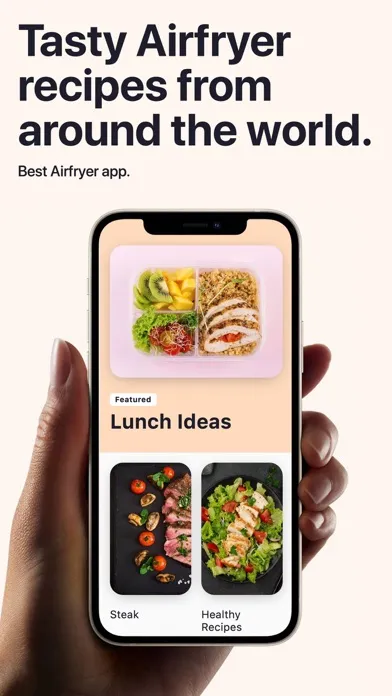 Capturas de tela do Air Fryer Recipes: All Brands
