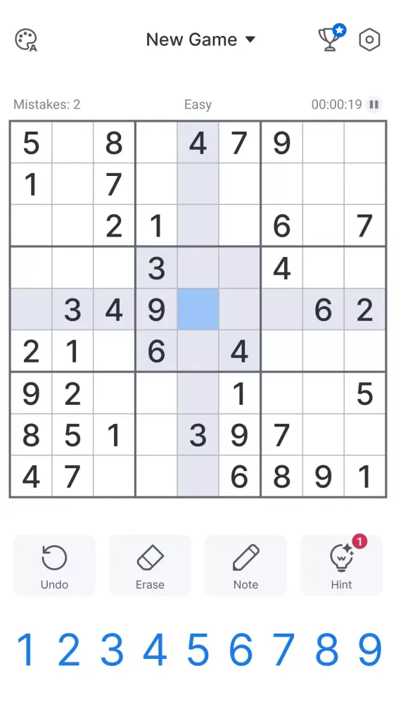 Sudoku 스크린샷