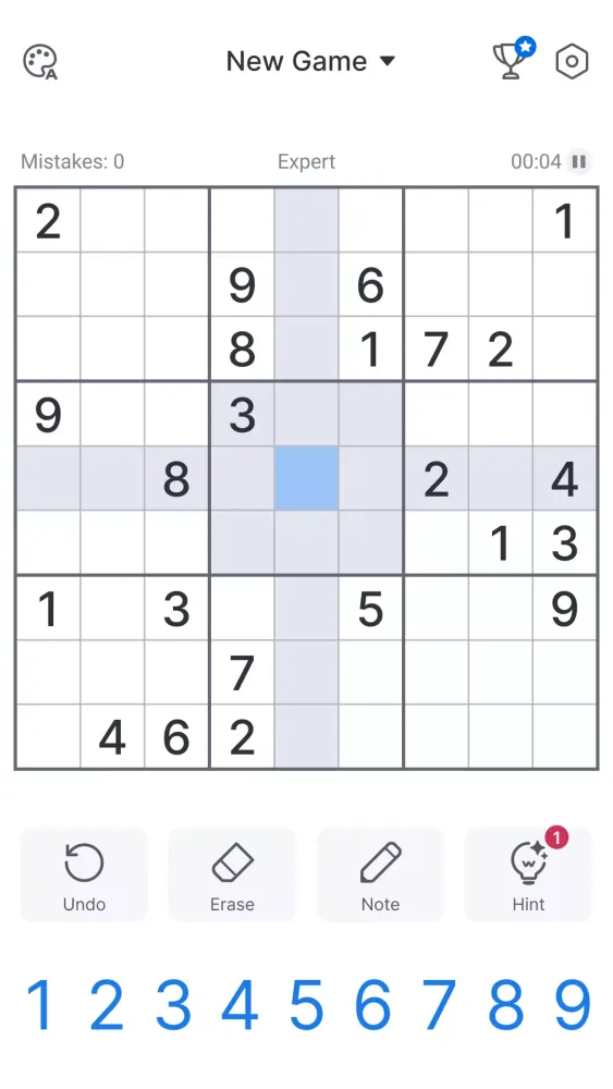 Sudoku 스크린샷