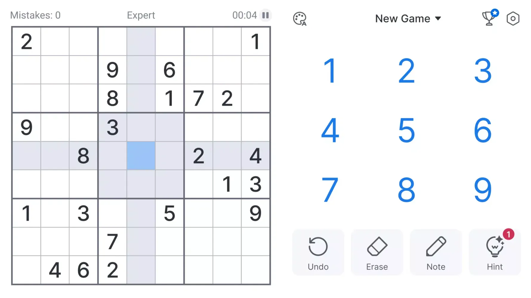 Sudoku 스크린샷