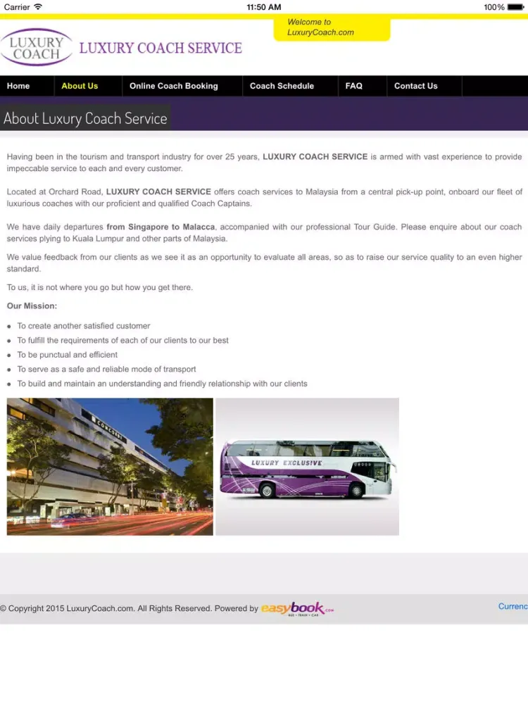 Screenshot di Luxury Coach Bus Ticket iPad 