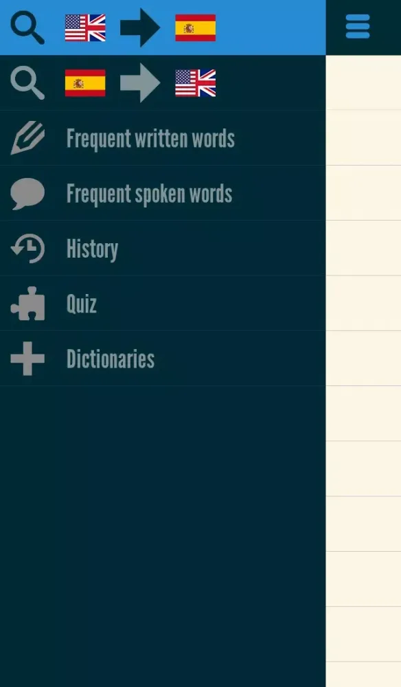 Tangkapan layar Easy Learning English - Translate & Learn - 60+ Languages, Quiz, frequent words lists, vocabulary