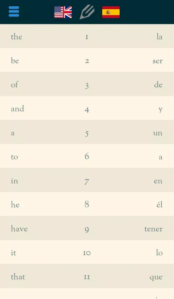 Tangkapan layar Easy Learning English - Translate & Learn - 60+ Languages, Quiz, frequent words lists, vocabulary