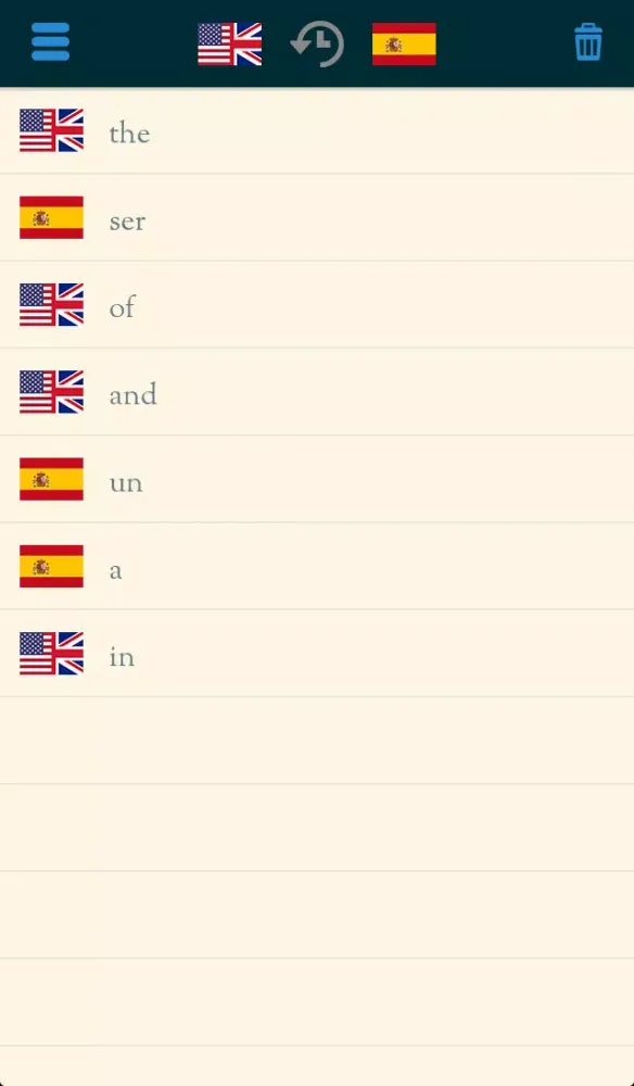 Tangkapan layar Easy Learning English - Translate & Learn - 60+ Languages, Quiz, frequent words lists, vocabulary