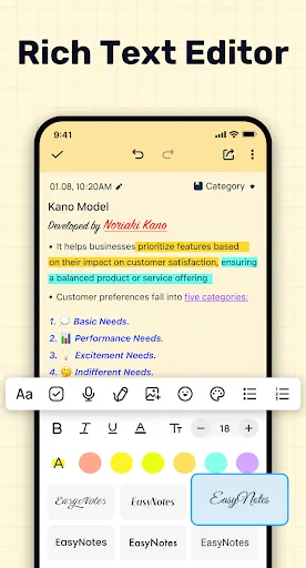 Easy Notes - Note Taking Apps Screenshots