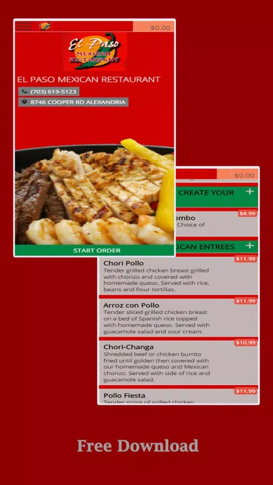 El Paso Mexican-Restaurant Ekran Görüntüleri