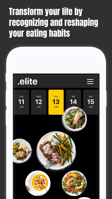 Elite Food Diary Eat Mindfully Screenshots